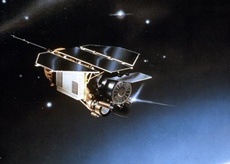 Undated artist rendering provided by EADS Astrium shows the scientific satellite Rosat.